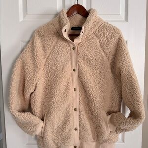 Warm Beige Teddy Jacket
